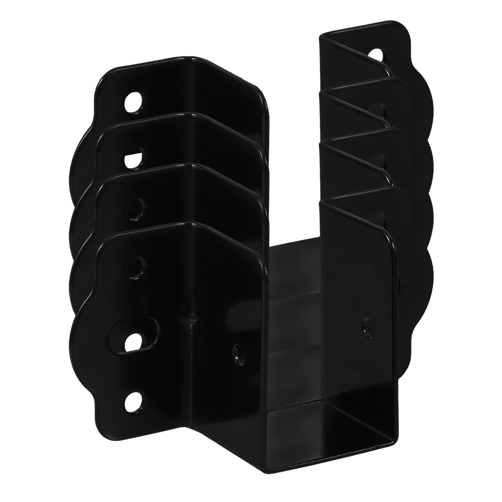 

4pcs Thickened Support Brackets Center Rail Connector Heavy Duty Hardware Corner Brackets For Wood Metal Beds Frame Fasteners