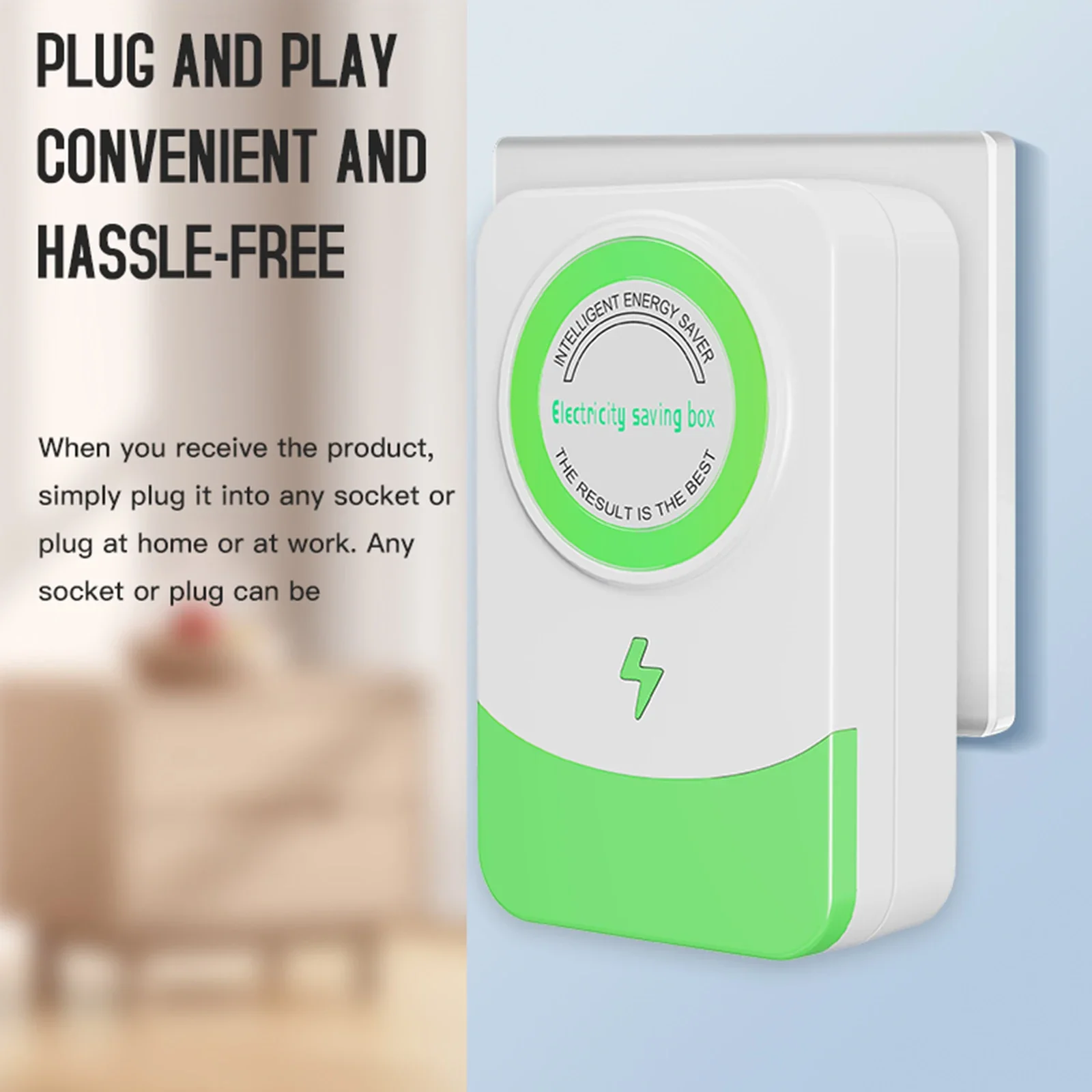 Intelligent Power Saver Electricity Saving Box Energy Economist Electric Energy Power Saver Box Device EU/UK/US Plug