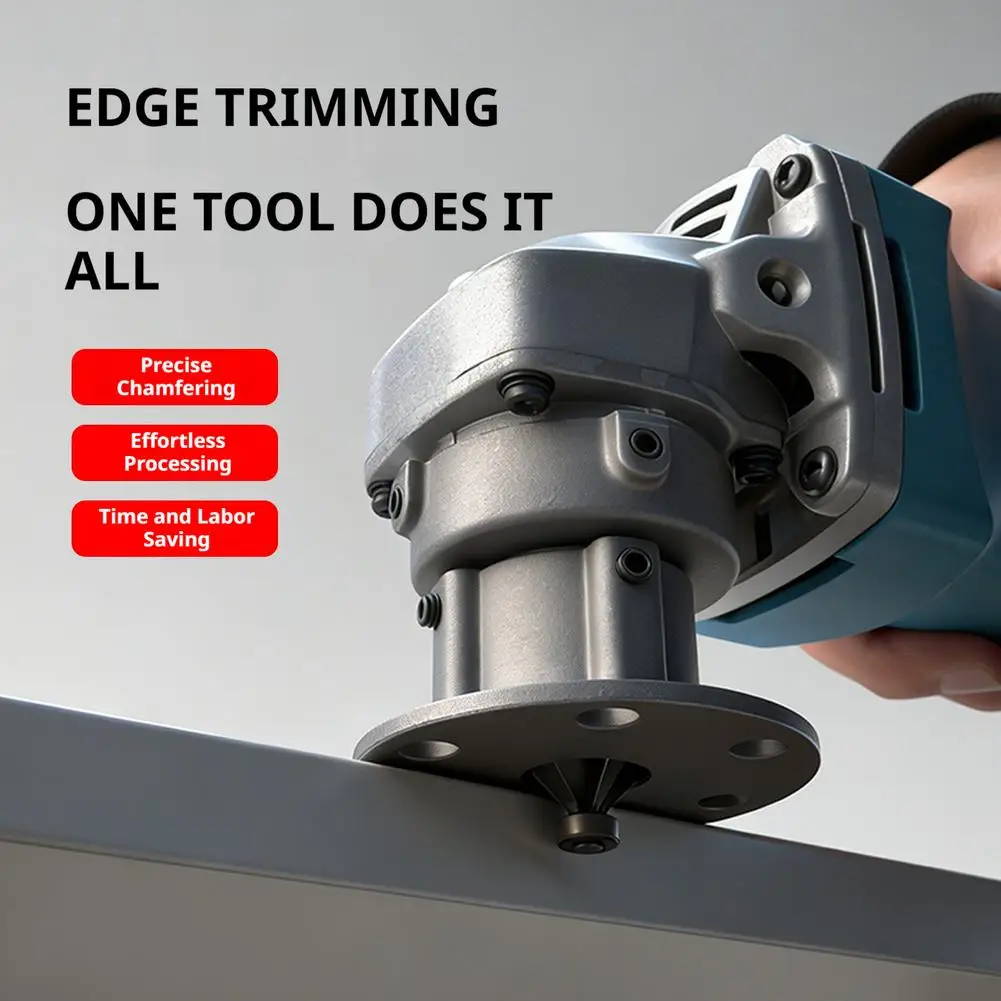 Portable Angle Grinder Chamfering Tool Chamfer Bit Professional Multifunctional Edge Beveling Woodworking Tool Accessories