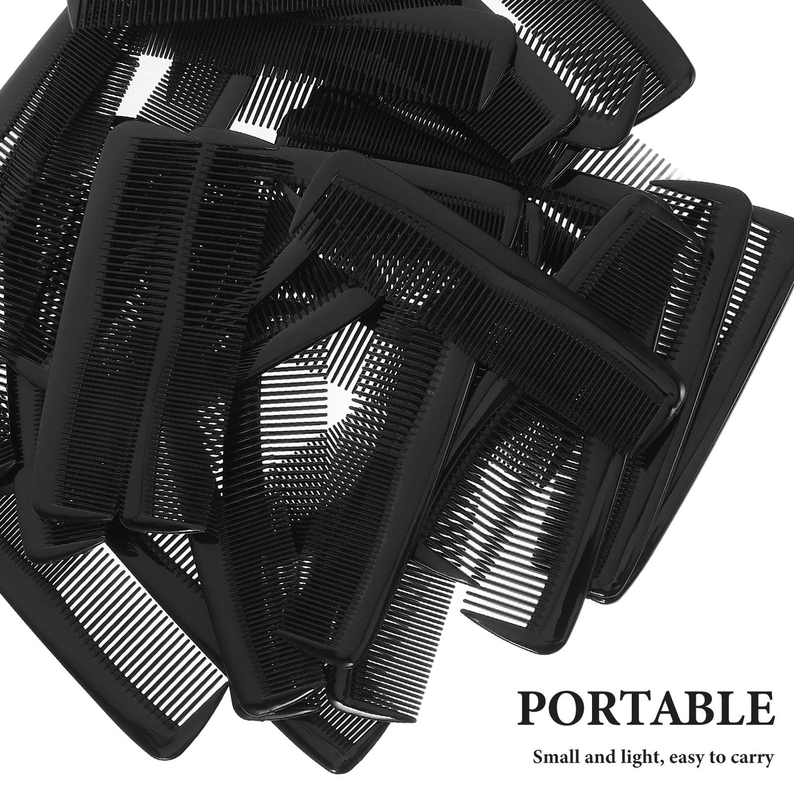 

Компактная маленькая дорожная расческа, 50 шт., легкая эргономичная расческа для распутывания волос, подходит для женщин и мужчин, семейного использования