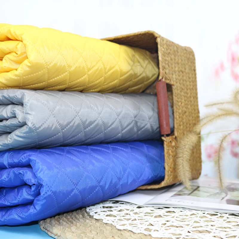 Winter Composite Cotton Lining Fabric By The Meter for Clothes Pillowcase Cushion Diy Sewing Cloth Thick Warm Fluffy Plain White