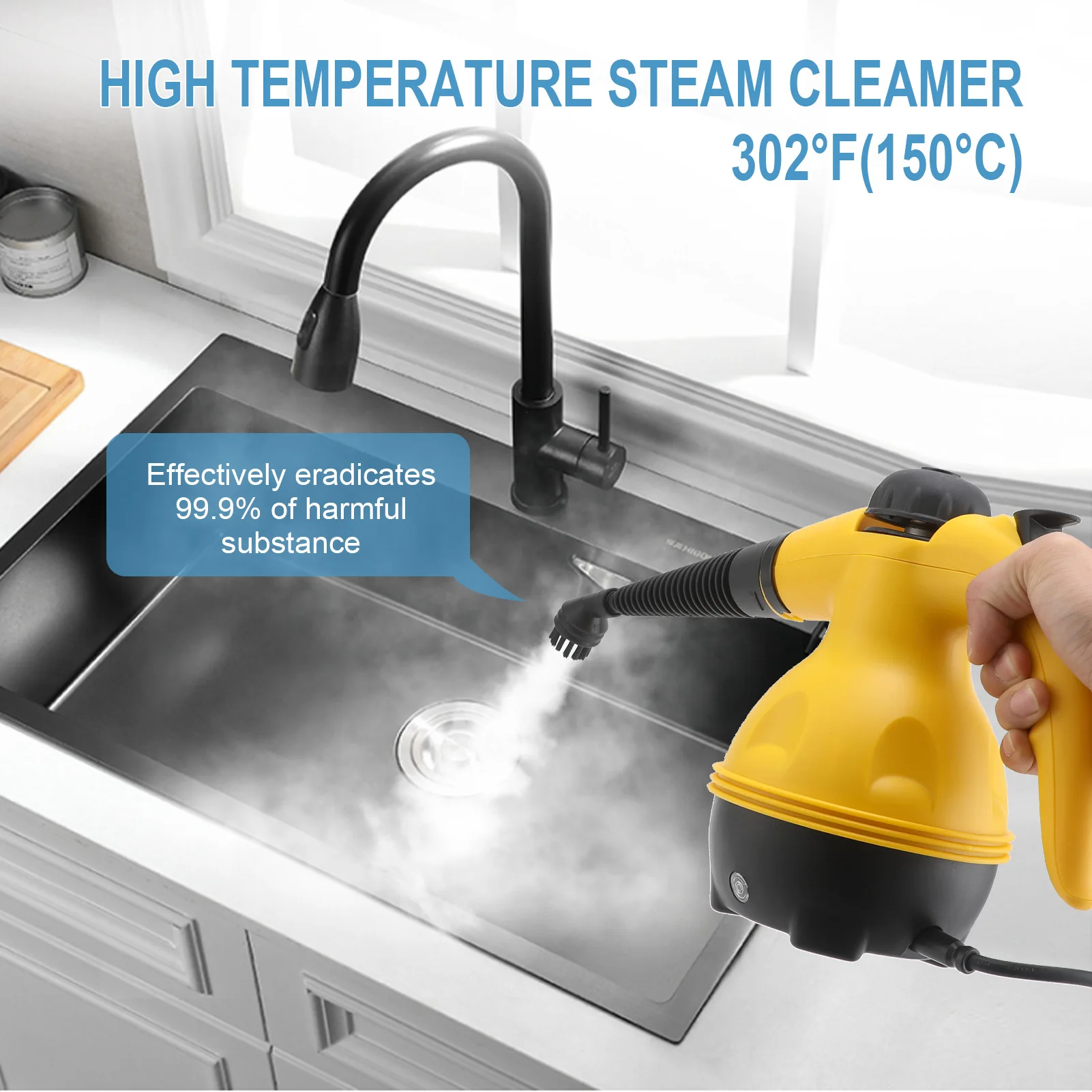 Handheld High Temperature Steam Cleane Household Sterilization Air Conditioner Kitchen Hood Steam Cleaner Tools Home Appliance