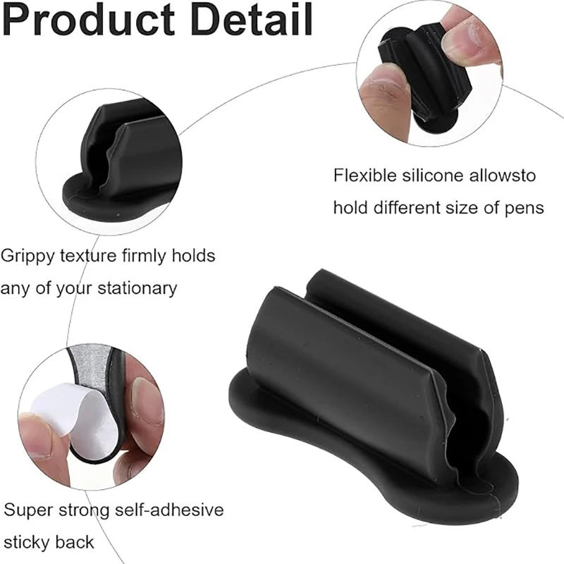 حامل أقلام من السيليكون، 10 أقلام رصاص، حامل أقلام عالمي، سطح المكتب، الحائط، المكتب، المعلم، منظم الفصول الدراسية، الملحقات