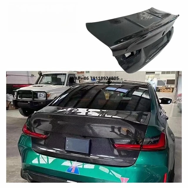 

For G80 M3 G82 M4 Carbon Trunk CSL Body Kit Carbon Fiber Rear Trunk Cover