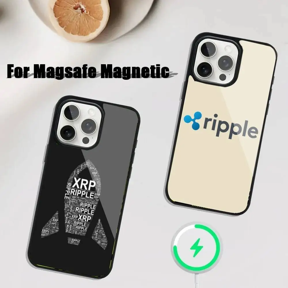 

Xrp Ripple Crypto Phone Case For iPhone 16,15,14,13,12,11,Plus,Pro,Max Mini Magsafe Magnetic Wireless Charging