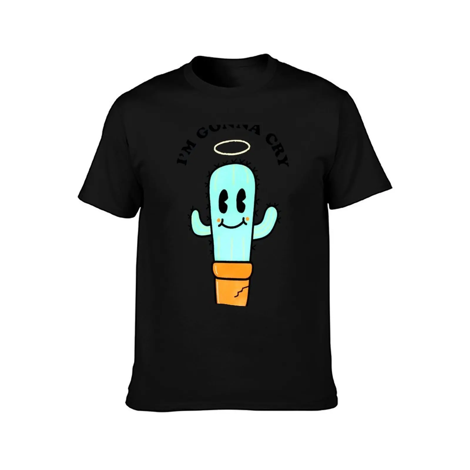 Ben of The Week - Ben of The Week My Cactus Just Died T-Shirt, Summer Casual Cotton Tee, Oversized Streetwear Tops, 100% Cotton
