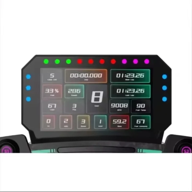 High definition racing dashboard, dashboard user interface system 720P high definition touch screen