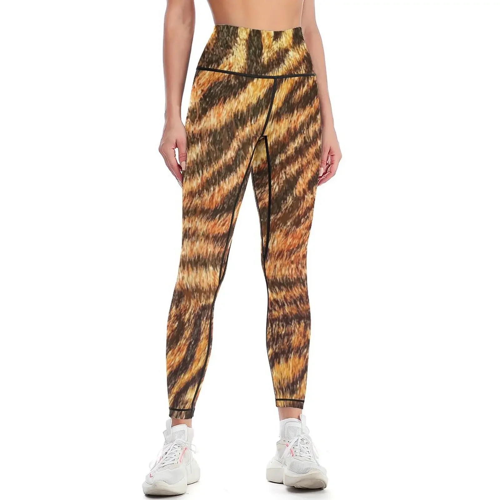 Bengal Tiger Fur Wildlife Print Pattern Leggings sportswear gym sporty woman gym sports woman gym sport legging Womens Leggings