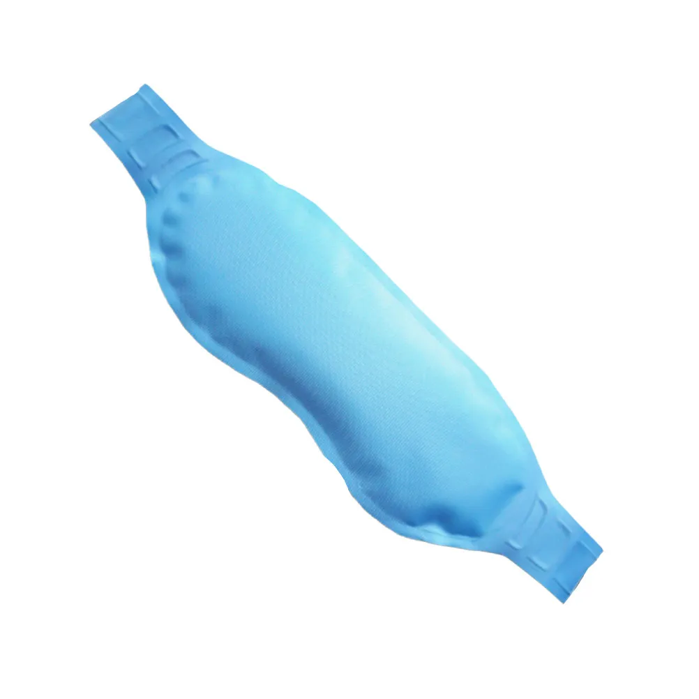

Eye Mask Cold Warm Compress Lightweight Comfortable Simple Design For Sleeping Travel Home Hotel Use Blue Nylon Eye Patch