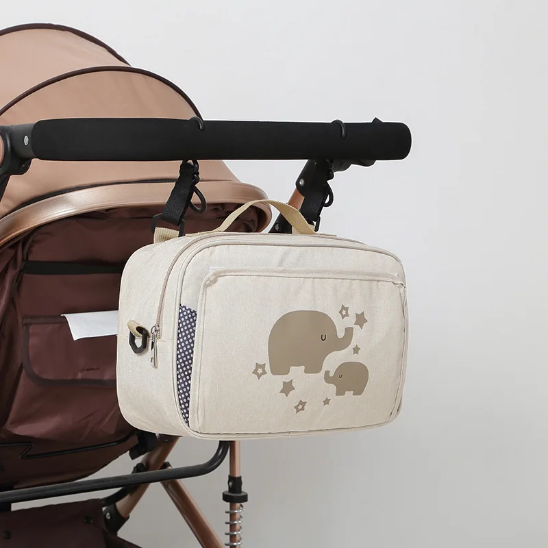 Baby Carriage Hanging Bag Mom's Bag Mother and Baby Travel Light Small Bag Fashionable Multi functional Hand held Portable