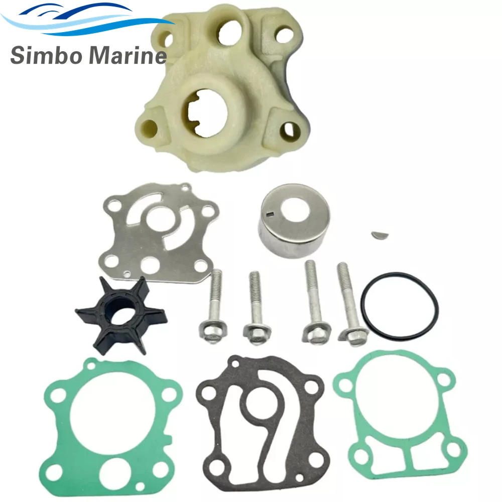 Kit de turbine de pompe à eau pour moteur hors-bord, Yamaha 2 temps, 50, 60, 70 HP, 60F, 70B, 4 temps, 50, 60 HP, FT 50, 60, 6H3-W0078-A0, 18-3461