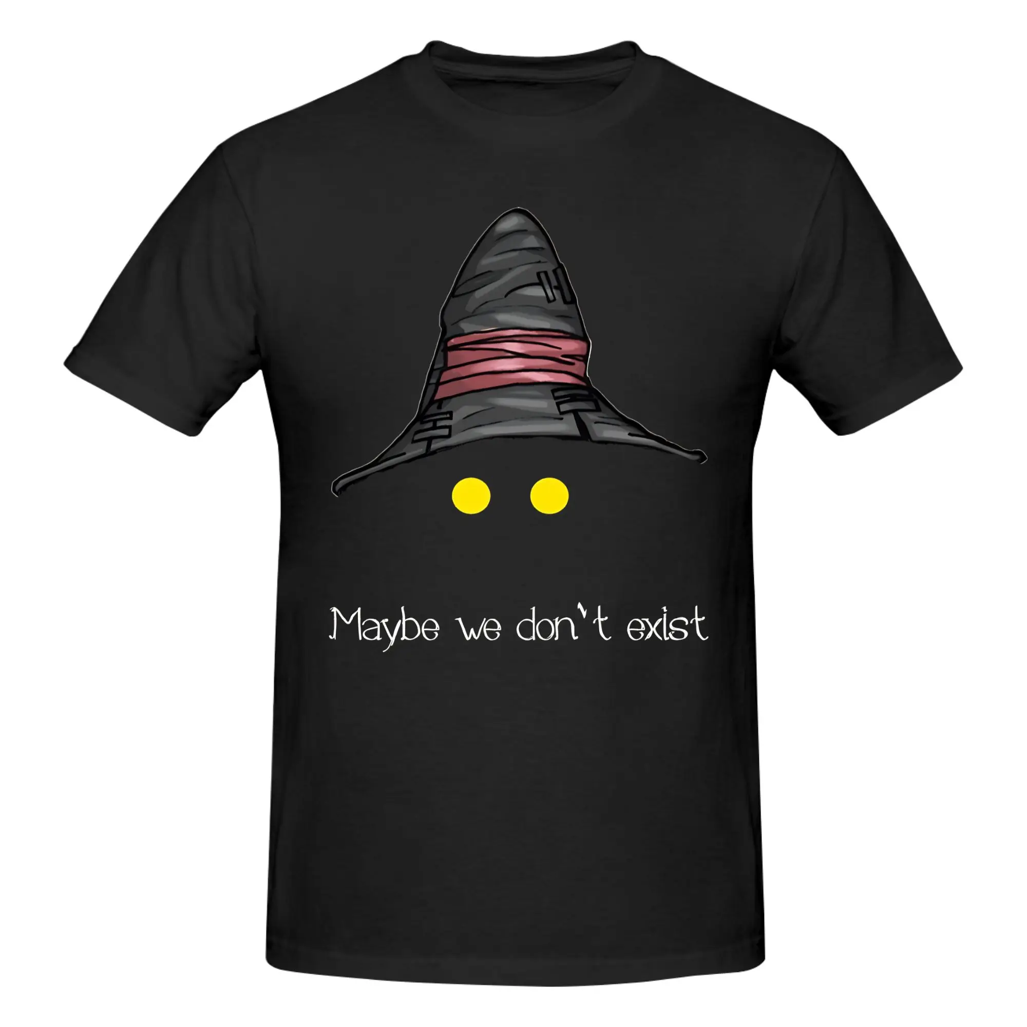 1 Piece We Don’t Exist Graphic Funny 100% Cotton T-Shirt Last Fantasy Tees Tops For Men