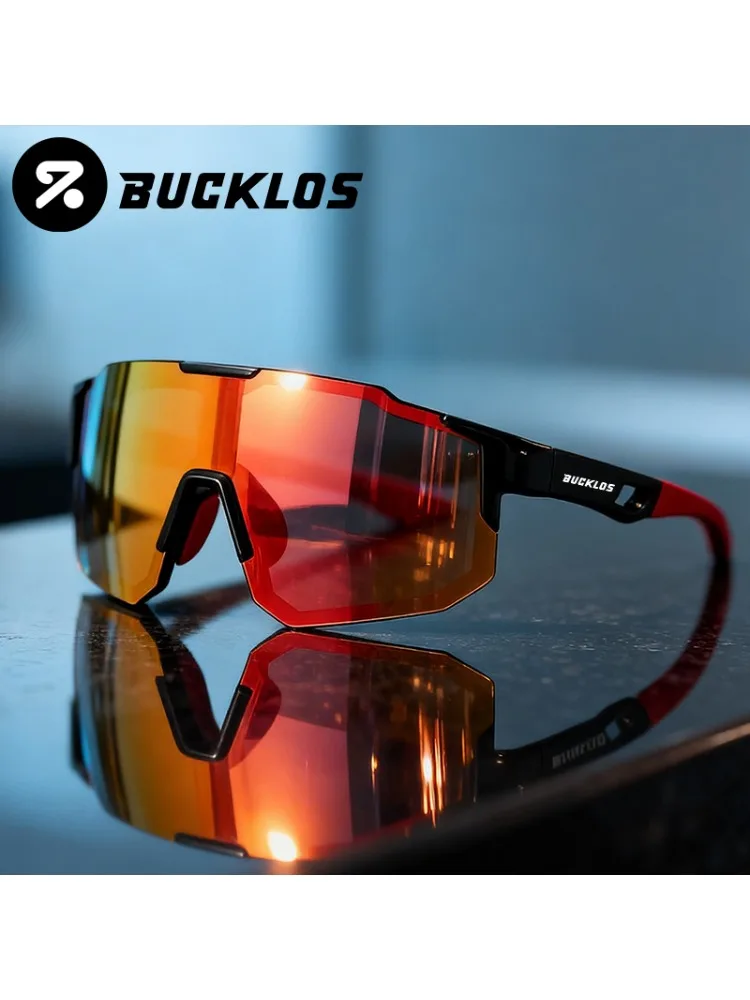 AliExpress NONE BUCKLOS Cycling Polarized Goggles UV400 Outdoor Sport Sunglasses Ultralight Road Mountain Bike Eyewear Polarized Bicycle Glasses