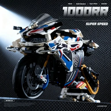 

1:8 Motorcycle Building Blocks Set Super Motorbike Model Kit Technical Racing Kids Assembled Toys Gifts For Boys And Girls