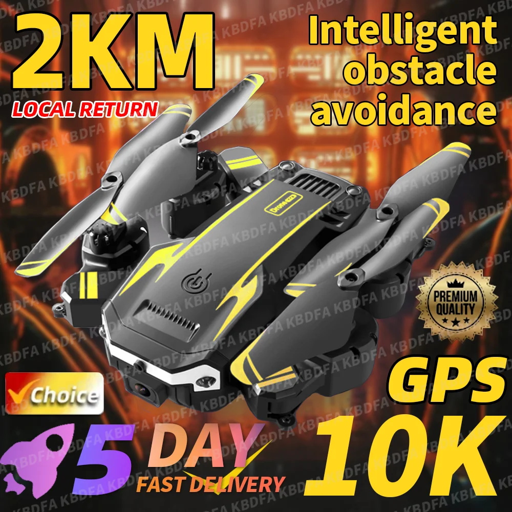 KBDFA G6 전문 접이식 쿼드콥터 항공 드론, S6 HD 카메라, GPS, RC 헬리콥터, FPV, 와이파이, 장애물 회피 장난감 선물, 신제품 