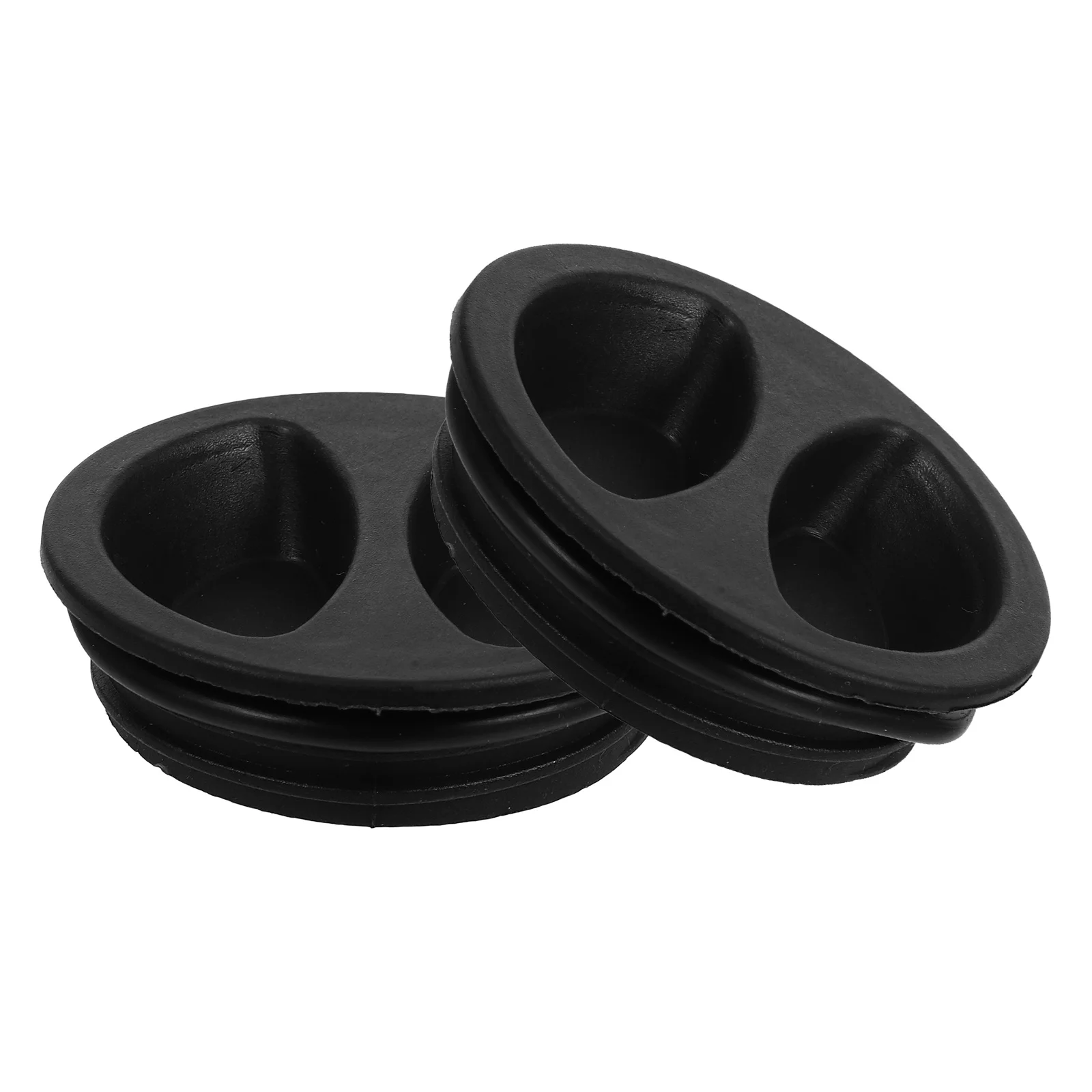 

2Pcs Outdoor Umbrella Base Drainage Hole Cover Black Waterproof Rust Prevention Patio Stand Water Weight Water Bottle Lids