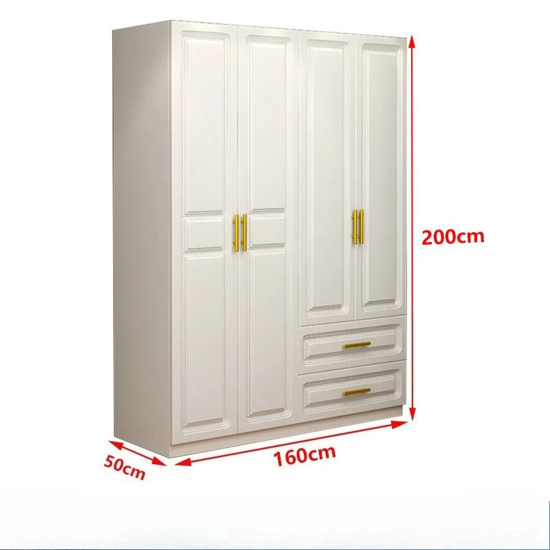 

Modern simple wardrobe, household bedroom, small apartment cabinet, with dressing table