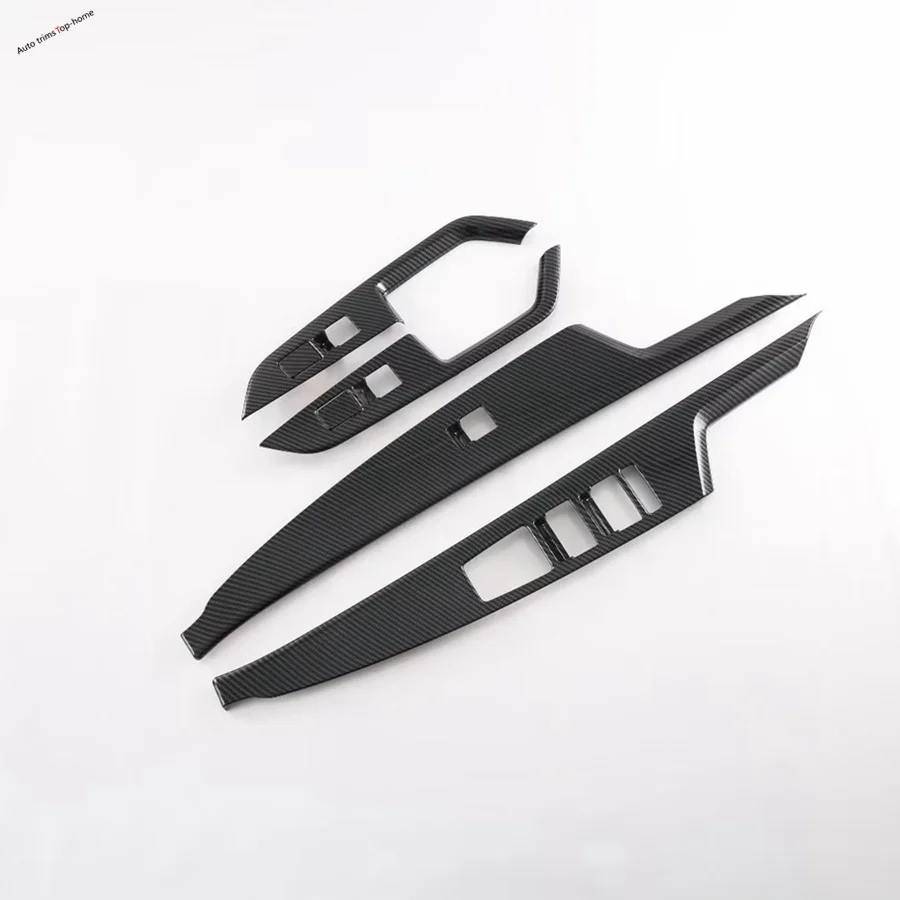 Window Glass Lift Switch Button / Inner Door Handle Bowl Decoration Frame Cover Trim For Kia Niro SG2 2022 2023 Car Accessories