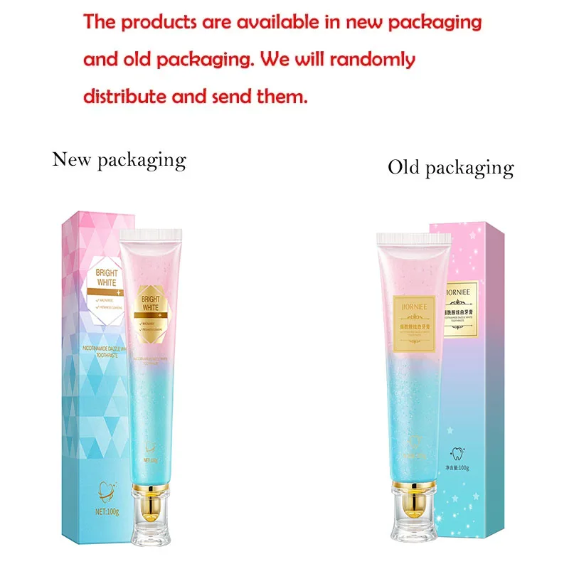 Niacinamide Whitening Tandpasta Intensief witter tanden Beschermt emaille Verwijdert vlekken en verfrist de adem Dagelijkse mondverzorging