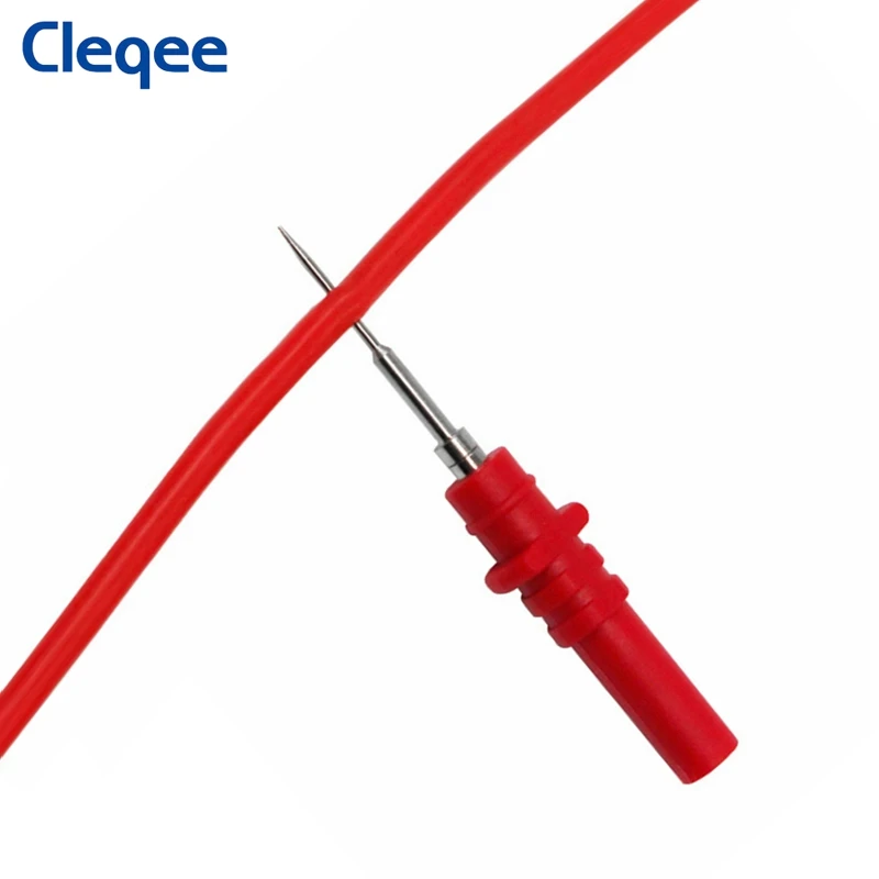 Cleqee P8002 15pcs Automotive Diagnostic Test Probe Puncture Needles Oscilloscope Probe Pins Set Repair Tool Accessories HT307