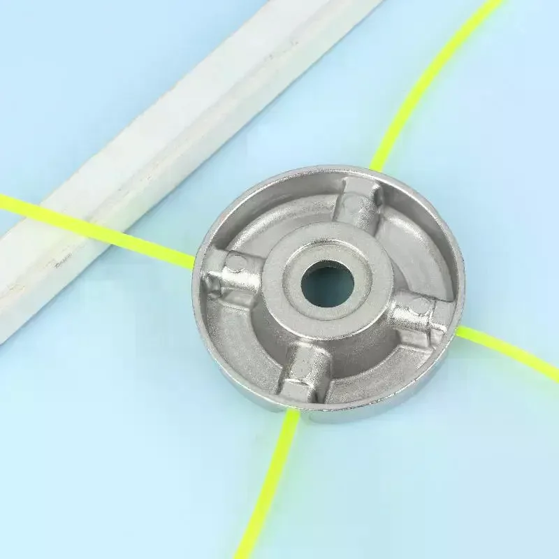 Universal Aluminum Alloy Lawn Mower Head - Nylon Lawn Mowing Line Included Lawn Mower Replacement Part for Garden Care