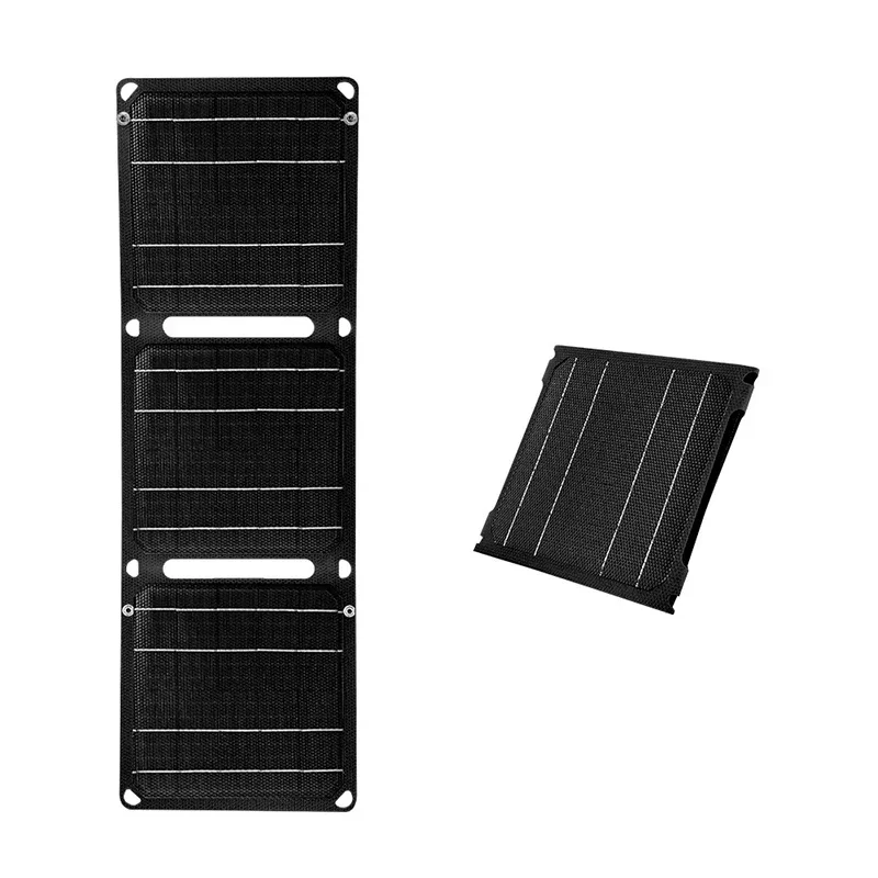 21W 40W Portable Folding ETFE Solar Panel 5V 9V 12V USB Fast Battery Charger for Mobile Phone Travel Outdoor Camping PV Plate