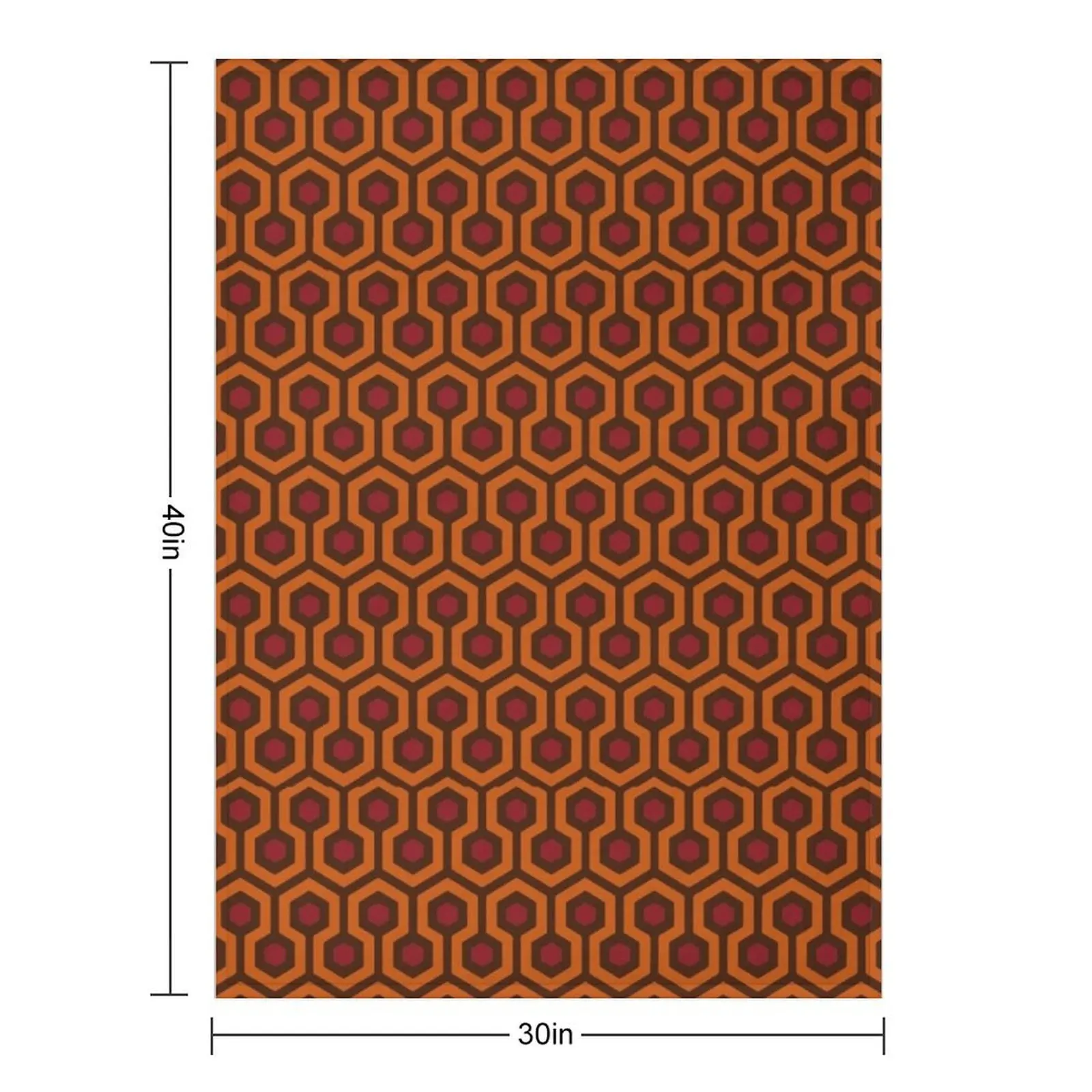The Overlook Hotel Throw Blanket halloween Hairys Polar Flannels Blankets
