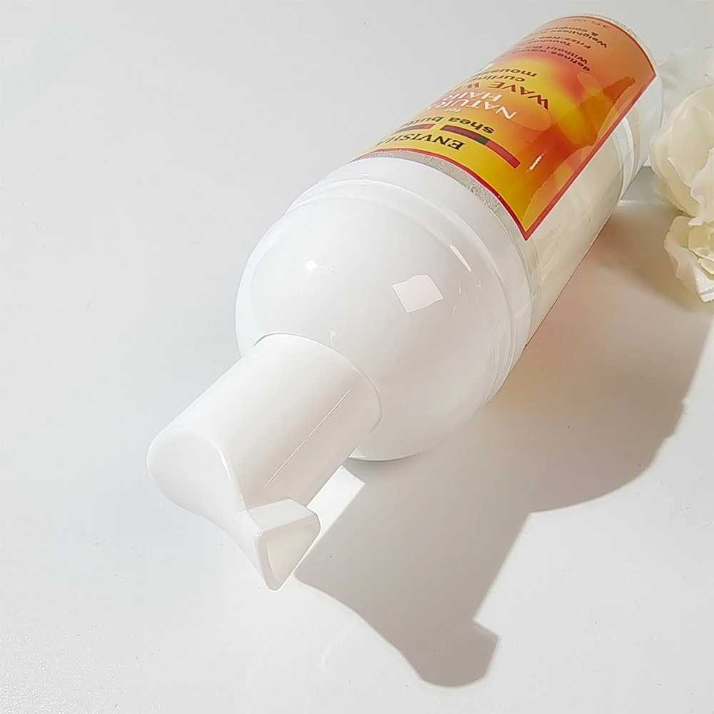 ENVISHA Curly Hair Bounce Haarpflege-Styling-Mousse, Curling Boost Cream, Styling-Schaum, feuchtigkeitsspendender Relaxer für Perücken, natürliches Elastin – Detail 12