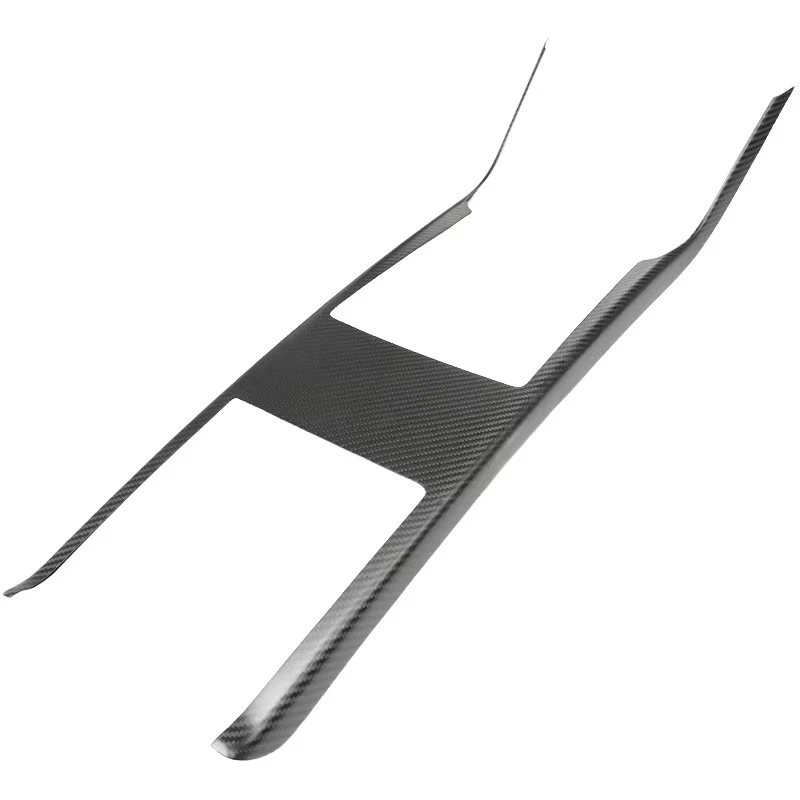 For Model S X 2021- Carbon Fiber Center Console Integrated Saddle Frame Central Control Panel Integral Assembly