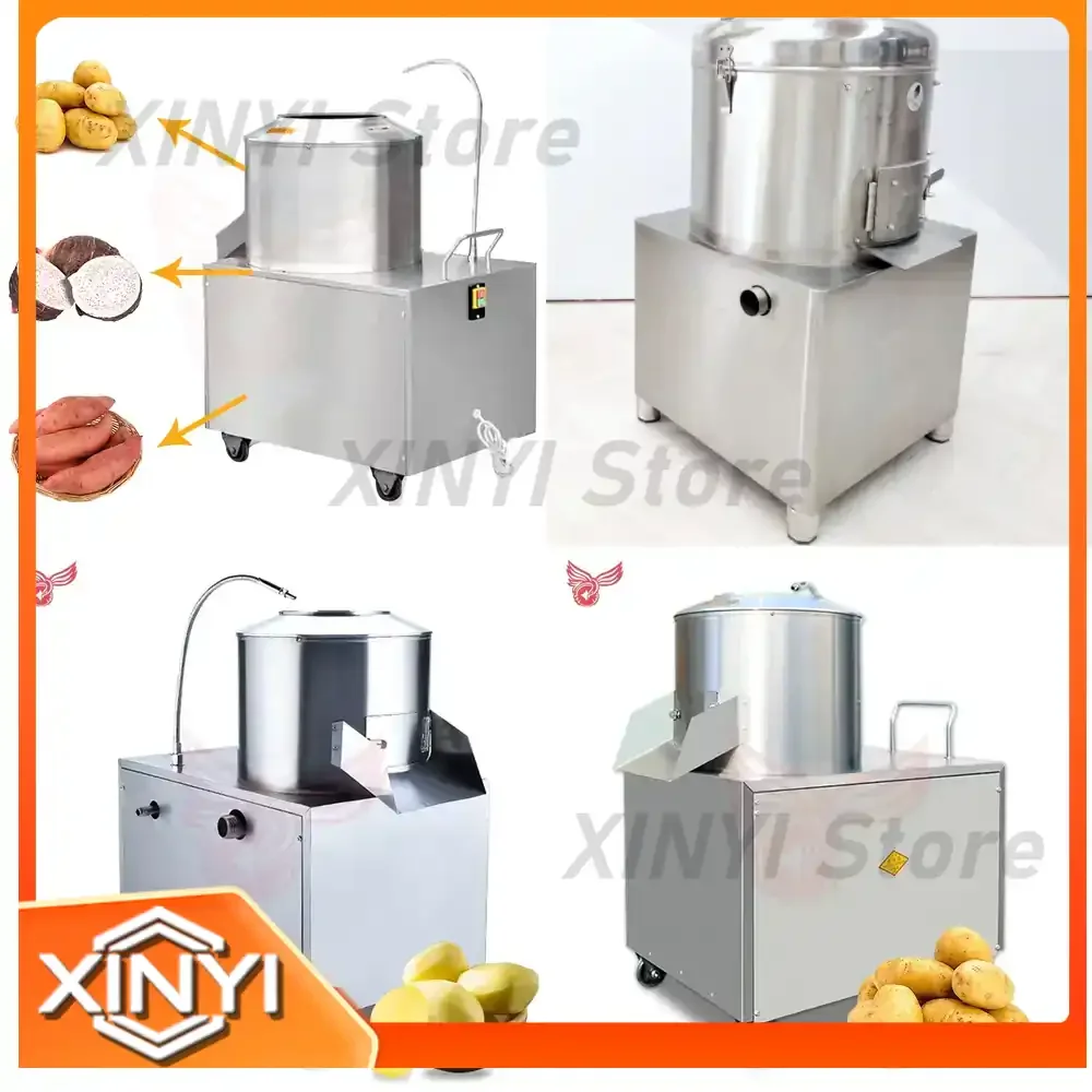 2024 New High Efficiency Commercial Potato Peeler Machine for Potato Washing and Peeling Machine for Food Processing