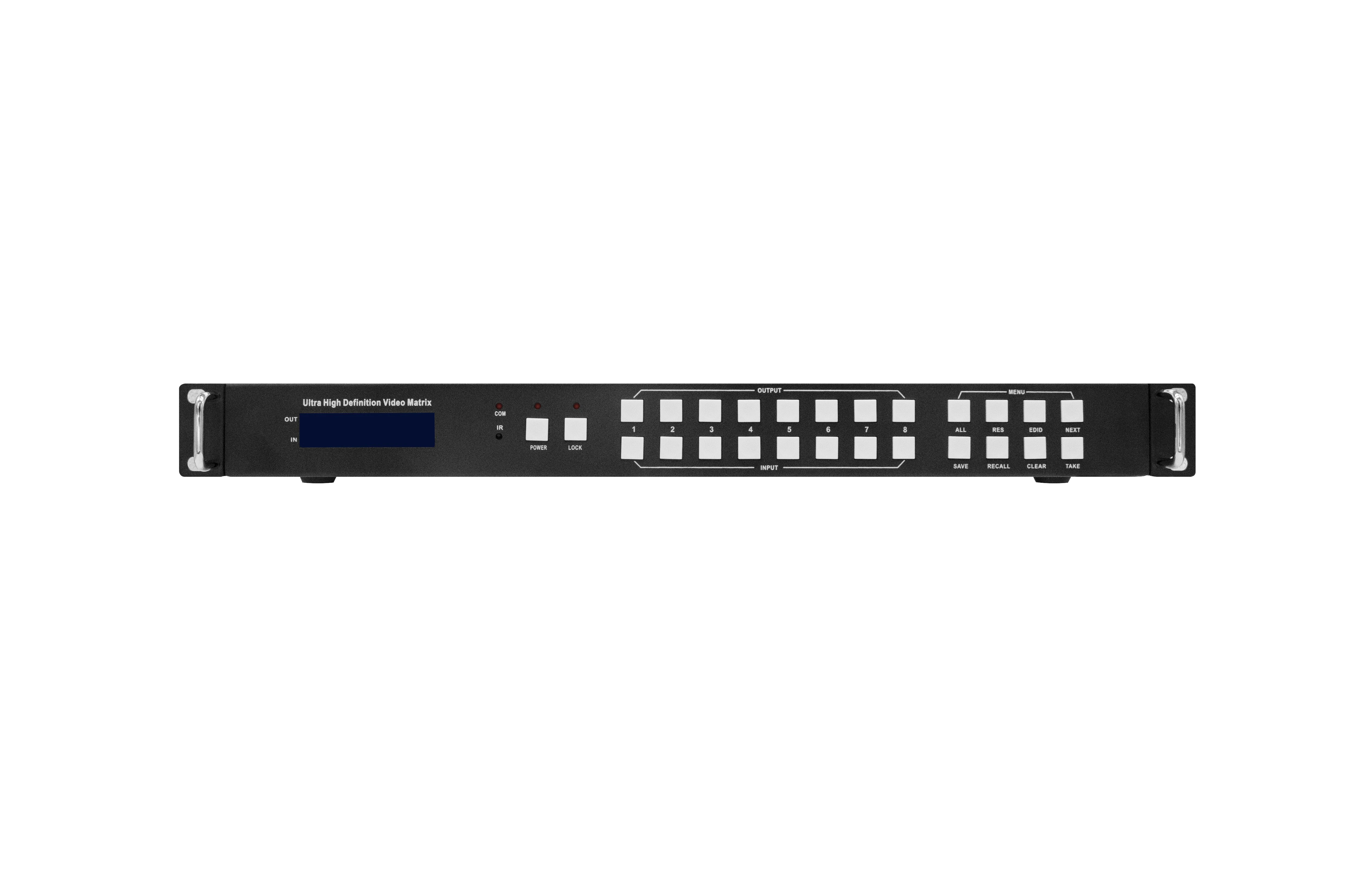 4K 60hz 8x8 8x16 matrix HDBaseT Over Ethernet + 8 HDBaseT Receivers, Available for 4x4 16x16 32x32 36x36 72x72