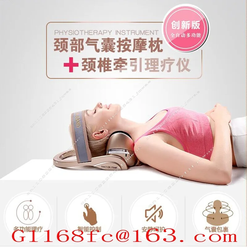 Cervical Massage Instrument Intelligent Remote Control Magnetic Therapy Head and Neck Hot Compress Kneading Physiotherapy  part