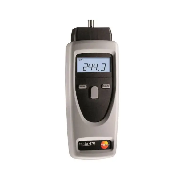 

Testo 470 Photo/Contact Tachometer, 100,000 RPM