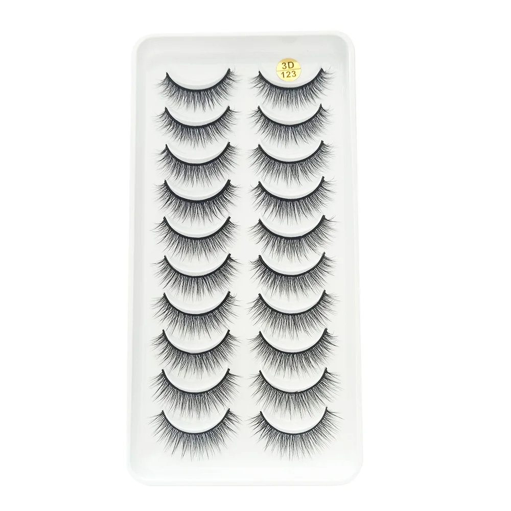 Herbruikbare handgemaakte nepwimpers Stabiel en gemakkelijk aan te trekken herbruikbare valse wimpers voor cosplay make-up doe-het-zelfbenodigdheden