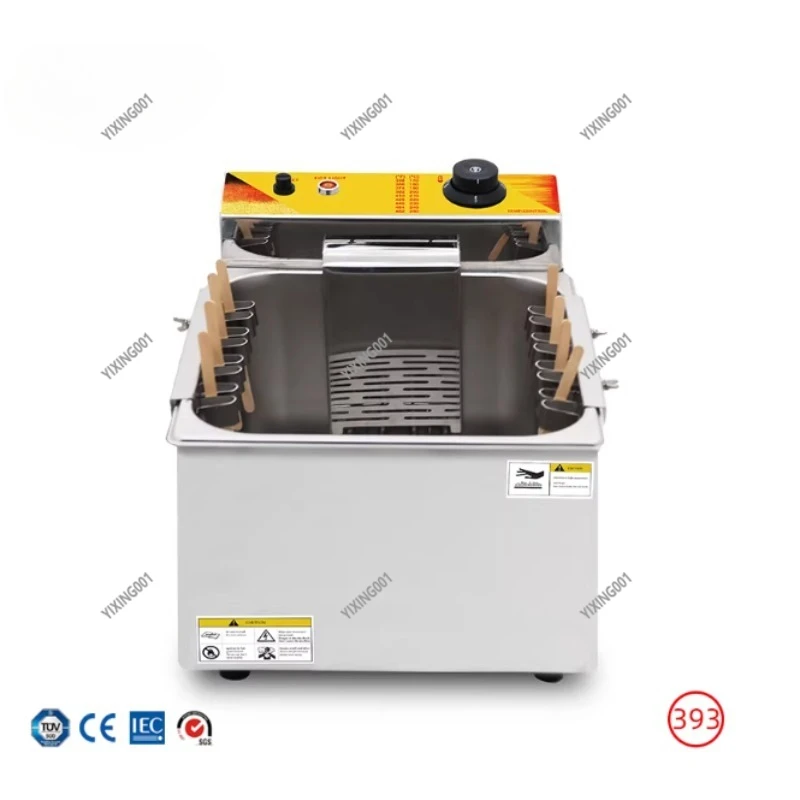 12L Electric Hot Corn Dog Fryer Automatic Cheese Hot Dog Sticks Making Machine