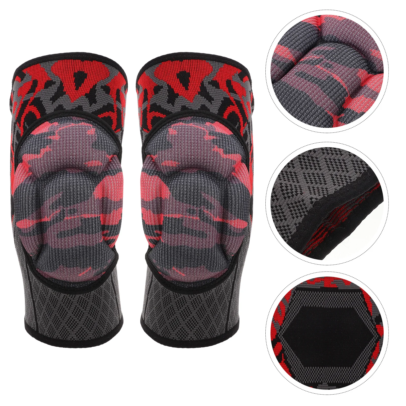 

1pcs 1 Pair Thick Knee Brace High Elasticity Sponge Material For Yoga Dance Running Fitness Sports Portable Knee Sleeve