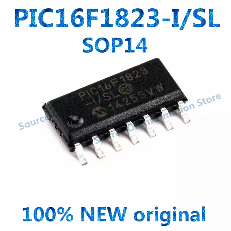 

PIC16F1823-I/SL SOP14 8-bit Microcontroller Chip, 32MHZ, 100% New