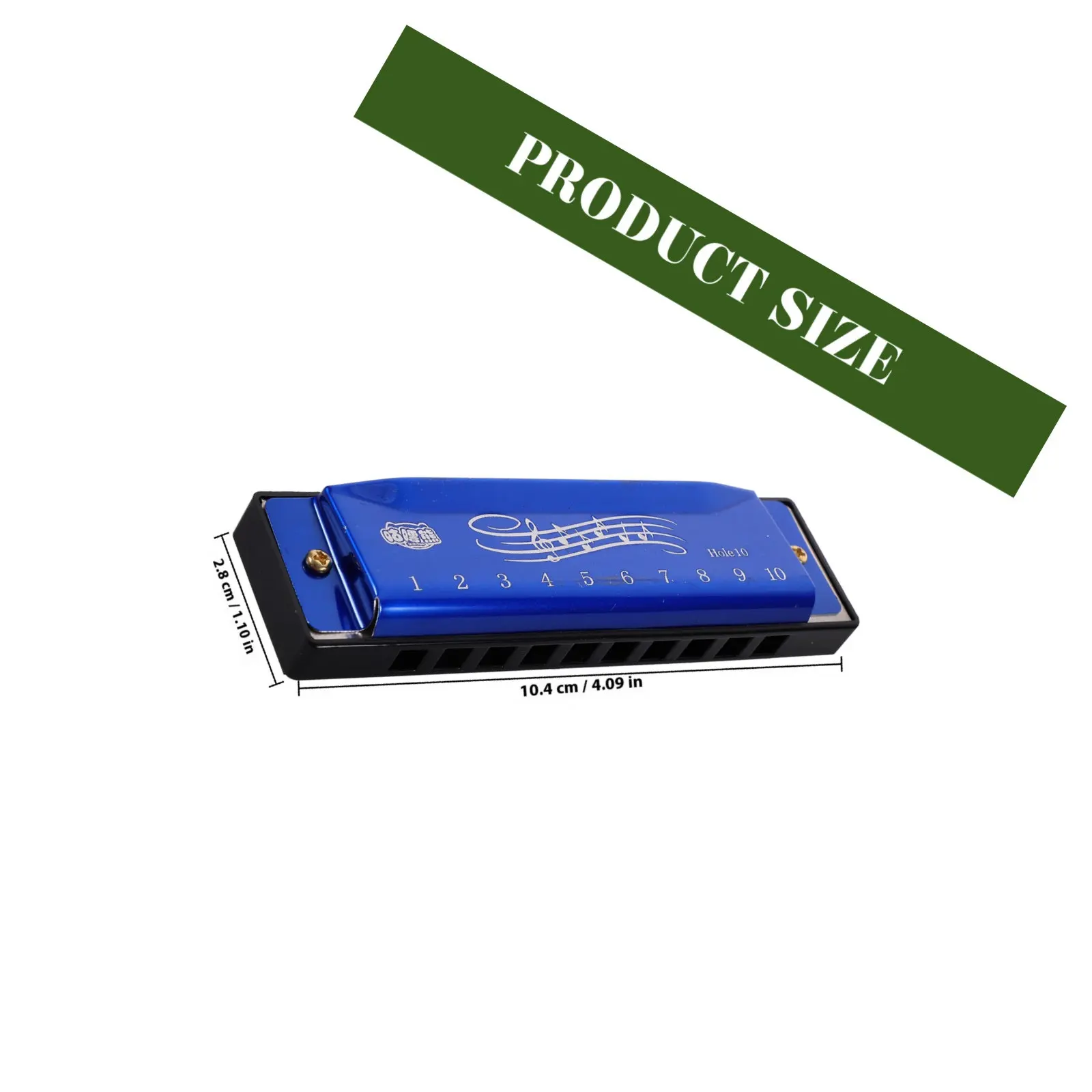 Armoniche Portatili a 10 Fori per Bambini, Strumento Musicale per Principianti, Mini Armonica per Studenti e Bambini