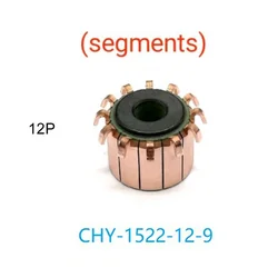 1PC 12P 이빨 구리 후크 유형 전기 모터 정류자 9 × 23 × 17.5(18) Mm/23x8x1 7mm/26x8x17.6mm DC 모터 정류자
