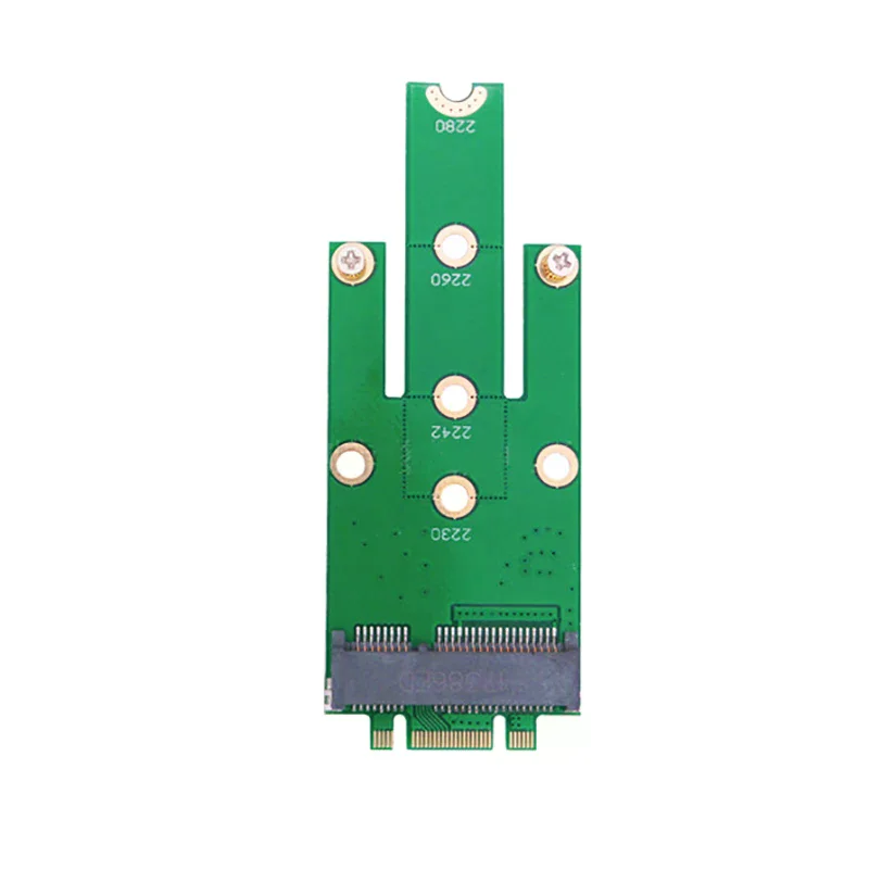 NGFF M.2 B Key To MSATA Mini PCI-E PCI-Express SATA 3.0 SSD Supports B Mode Slot MSATA Male Converter Adapter Card For 2242/2260