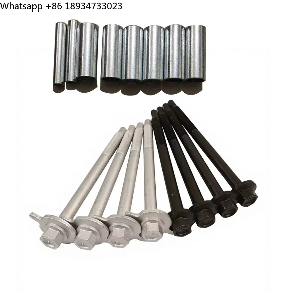 

16Pcs Frame Buffer Rubber Bolt Body Mounting for Toyota Land Cruiser Prado FJ120 52217-35180 4Runner Hilux Surf GX470 GX460