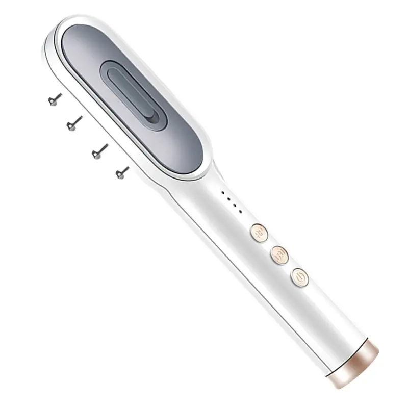 

【SIMPLE】Scalp Treatment LED Red Light Therapy Electric Massage Comb Hair Growth Applicator Anti-Hair Loss Massage Hair Brush