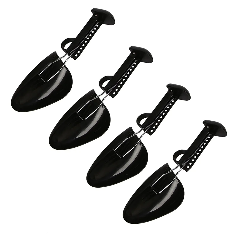 

LCLL-15 Pairs Practical Plastic Adjustable Length Men Shoe Tree Stretcher Boot Holder Organizers (15 Pairs Black)