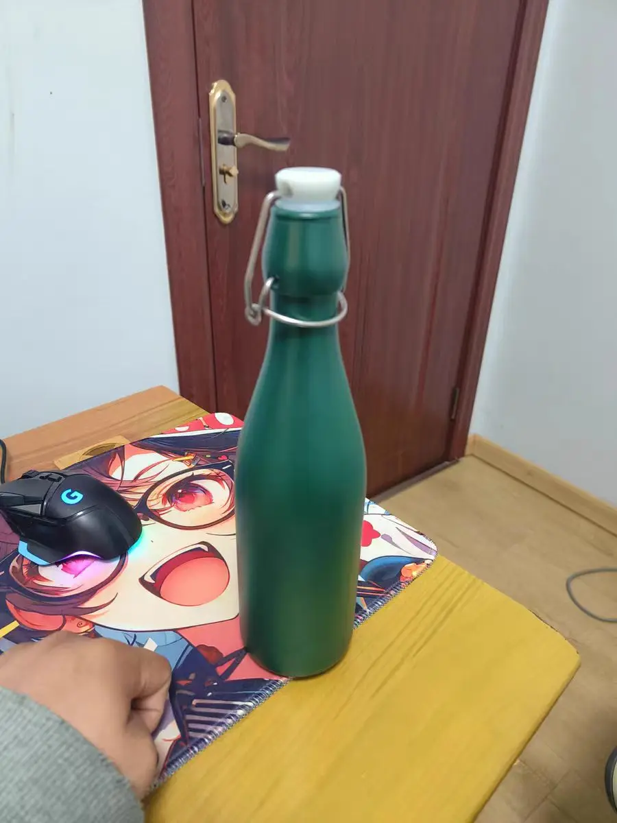 Escape from Tarkov Moonshine Glass Bottle Ornament Green Sealing Water Cup 500ml