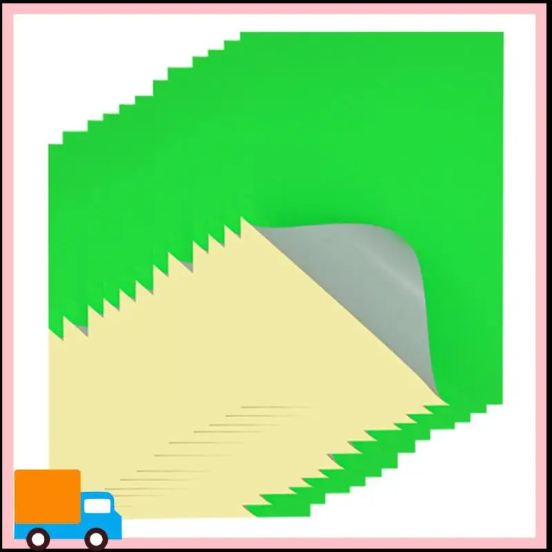 A4 Sticker Paper A4 Sticker Labels 8.27X11.69 Inch For Laser/Inkjet Printers For Office School Fluorescent Green