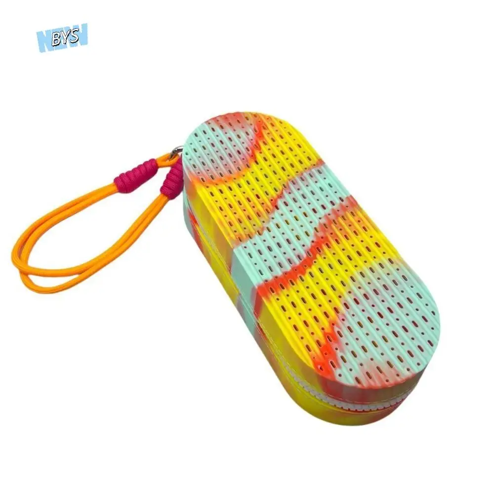 

Silicone Glasses Protection Box Double-sided Large -capacity Swimming Goggles Box Drain Hole Lightweight Swim Goggle Case Kids