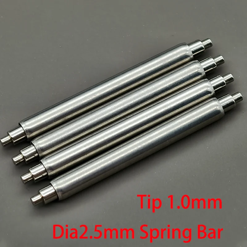 2/4PCS Diameter 2.5mm Fat Spring Bar 20mm 22mm Strap Link Pins Fit SKX007 Tuna 6105 Watch Band Bracelet Spring Bars Part