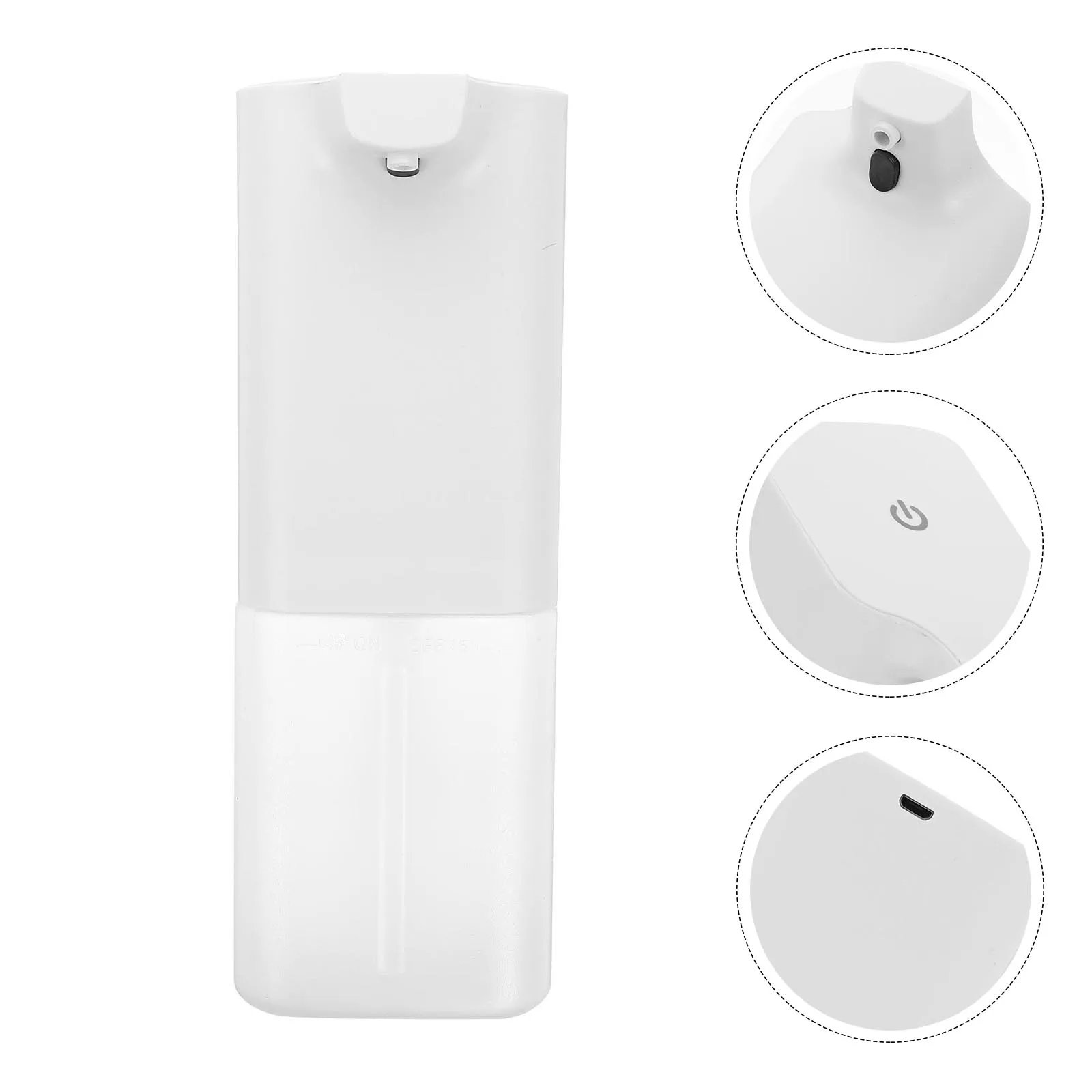 

1pc Smart Induction Hand Wash Soap Dispenser Automatic Bubble Machine Simple Elegant Premium Quality Water for Bathroom