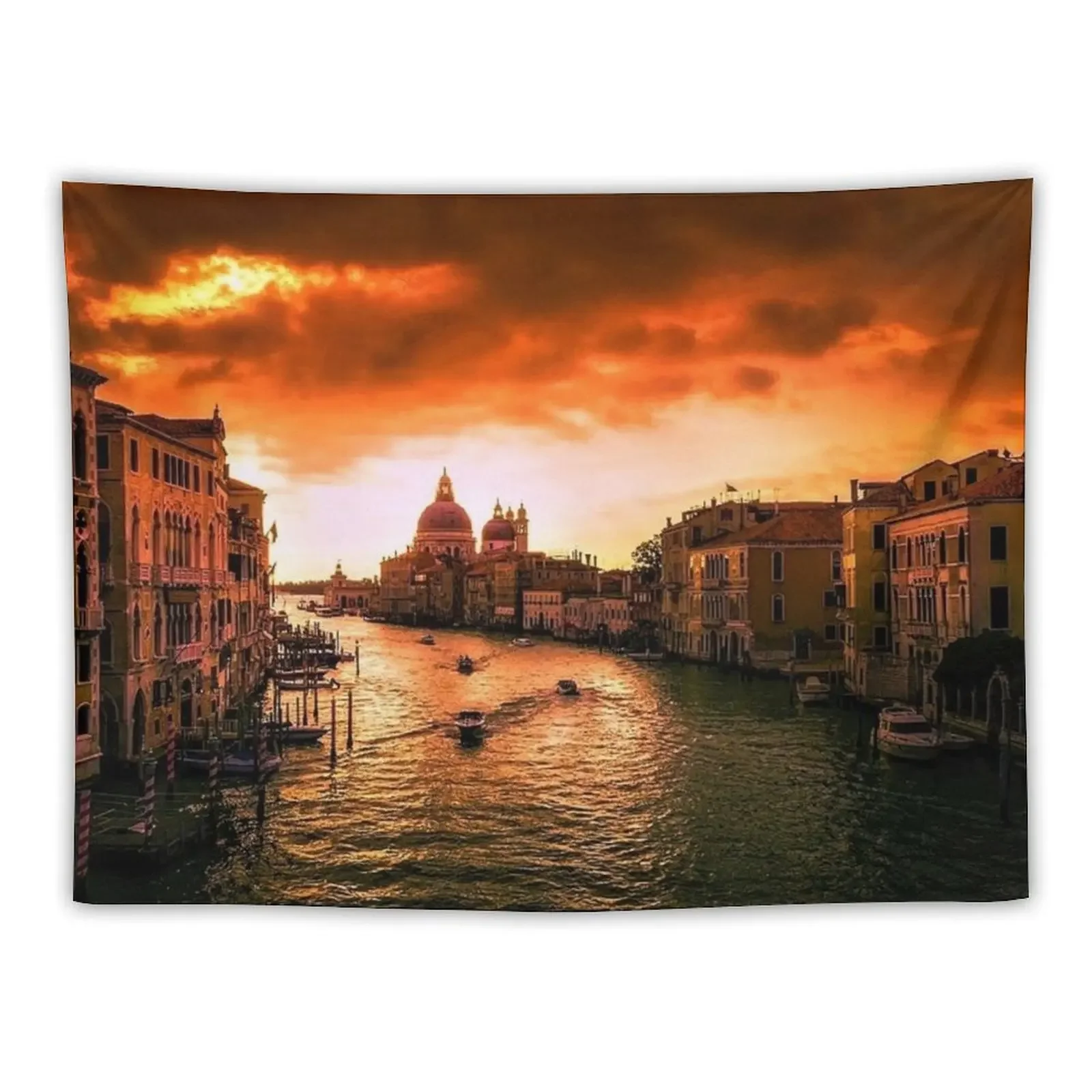 

Venice, Italy at Sunset Tapestry Wall Decor For Bedroom Tapestry