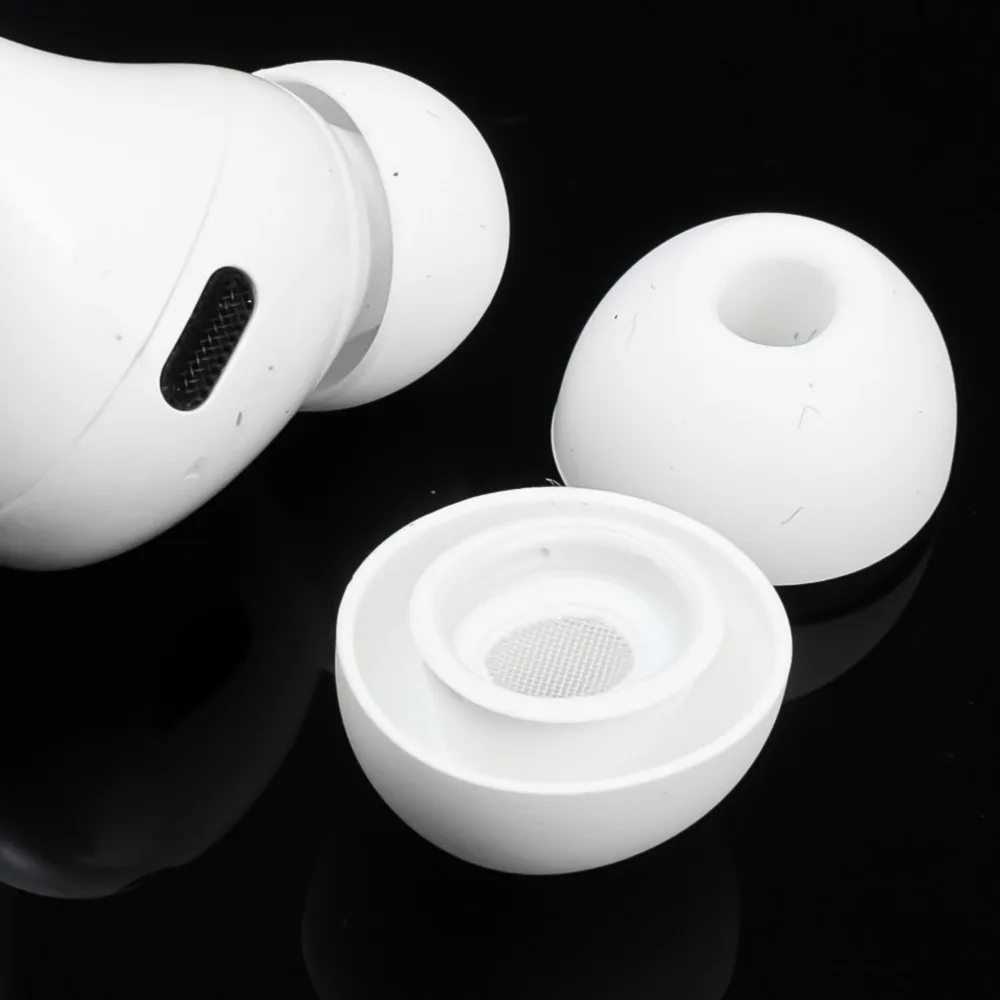 4/1Pairs Soft Silicone Earbuds Tips for Apple Airpods Pro 3 Earplug Replacement Headphone Eartips for Airpods Pro 3 Earphone Cap image 2